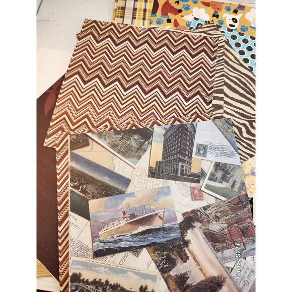 America & Dog-Themed Sticker & Paper Craft Lot Bundle Ephemera Scrapbooking - Picture 4 of 16